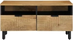 vidaXL Τραπεζάκι σαλονιού καφέ 80x54x40 cm μασίφ ξύλο Mango