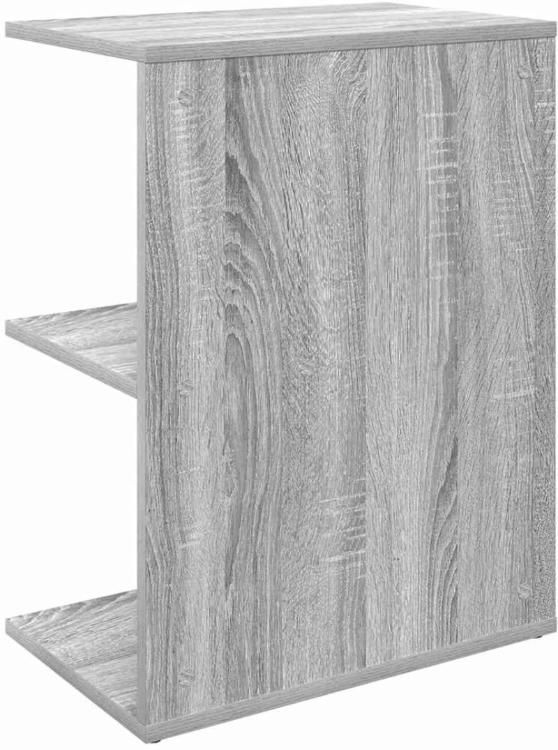 vidaXL Κομοδίνο Γκρι Sonoma 46,5x29x61 εκ. από Επεξεργασμένο Ξύλο