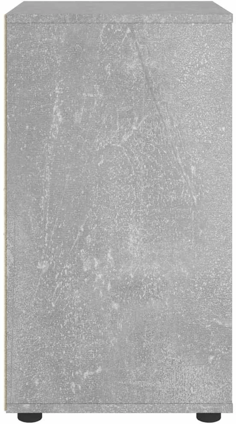 vidaXL Μπουφές VISNES Μπετόν Γκρι 60x40x73 cm Επεξεργασμένο ξύλο