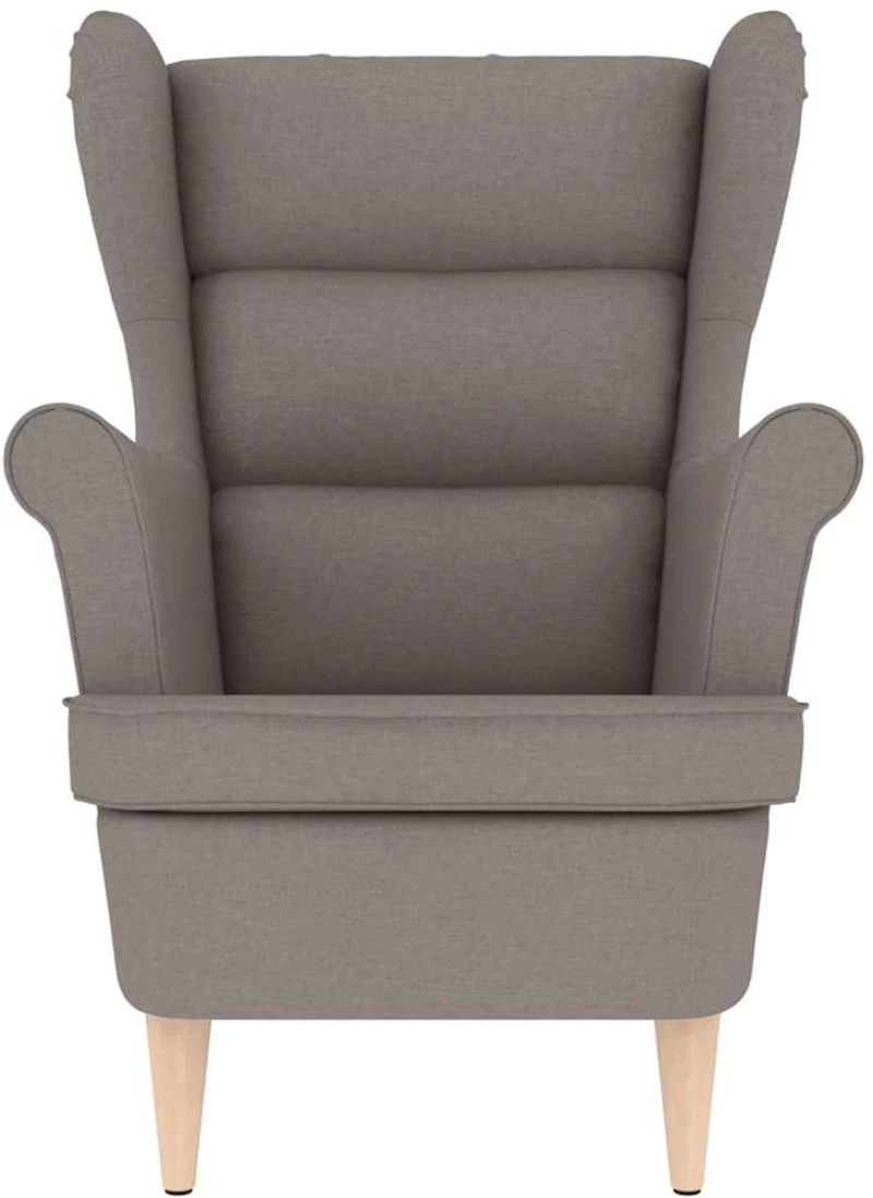 vidaXL πολυθρόνα Taupe 74x84x100 cm Ύφασμα