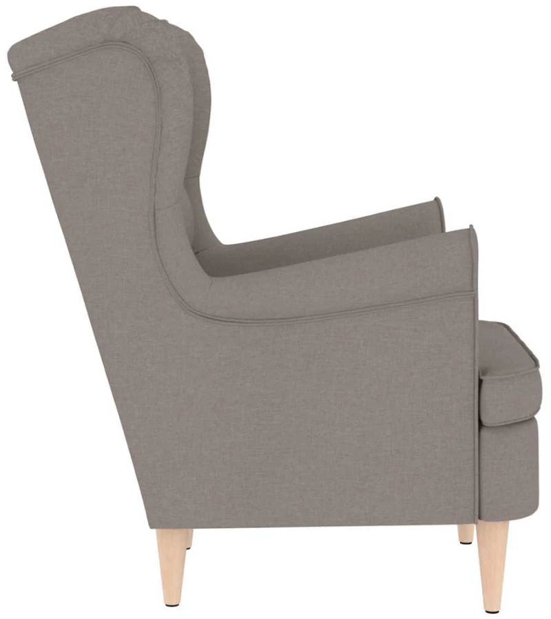 vidaXL πολυθρόνα Taupe 74x84x100 cm Ύφασμα