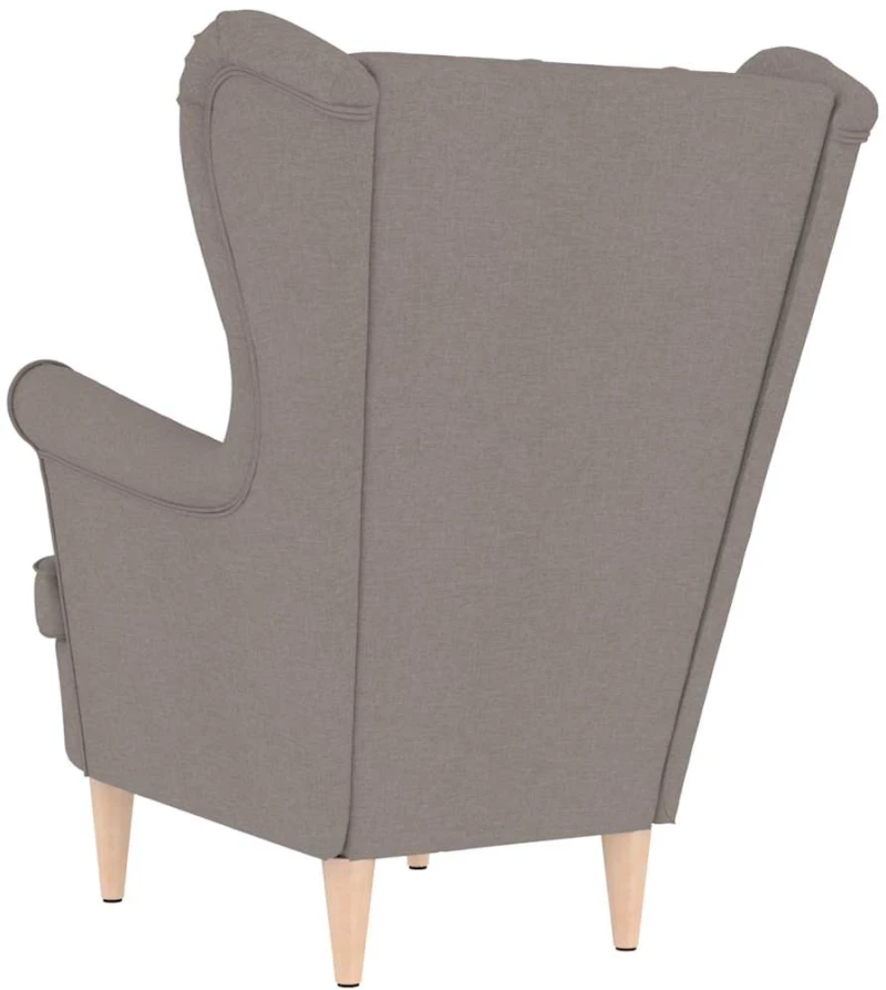 vidaXL πολυθρόνα Taupe 74x84x100 cm Ύφασμα