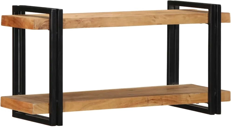 vidaXL Ράφι τοίχου 90x33x45 cm μασίφ ξύλο ακακίας