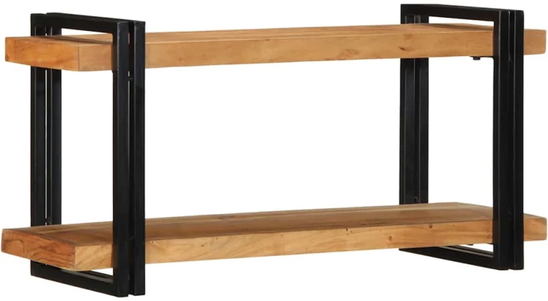 vidaXL Ράφι τοίχου 90x33x45 cm μασίφ ξύλο ακακίας
