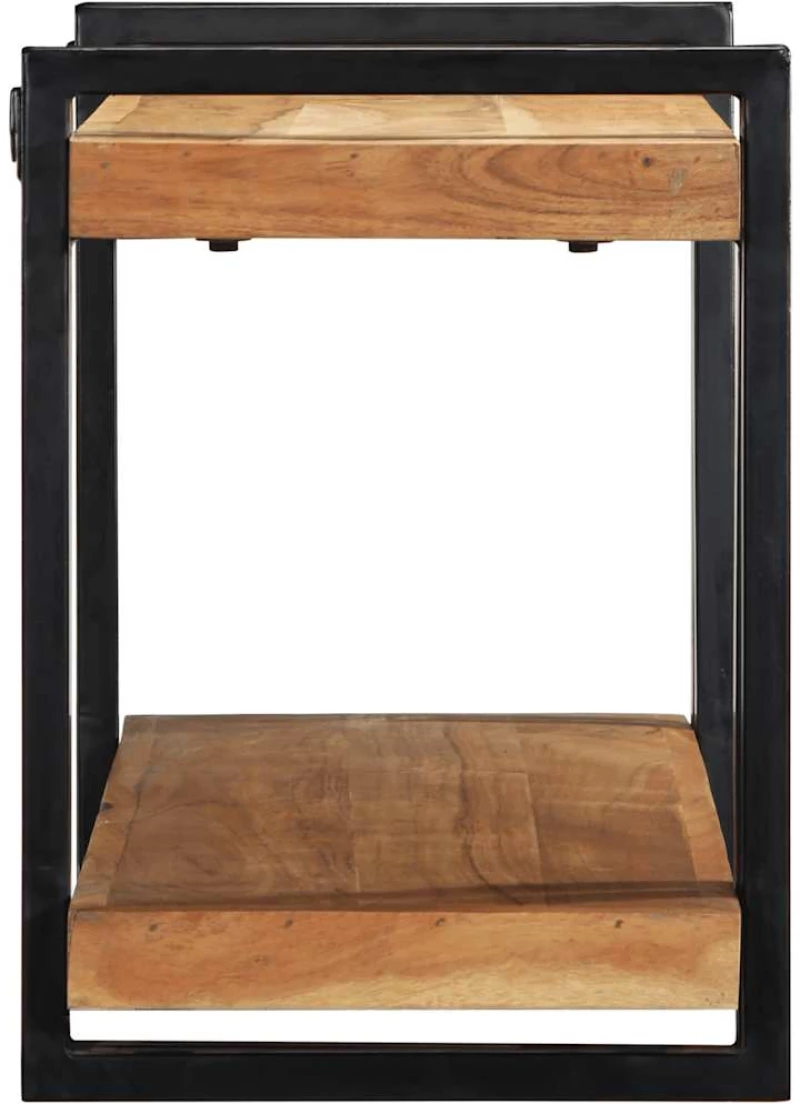 vidaXL Ράφι τοίχου 90x33x45 cm μασίφ ξύλο ακακίας