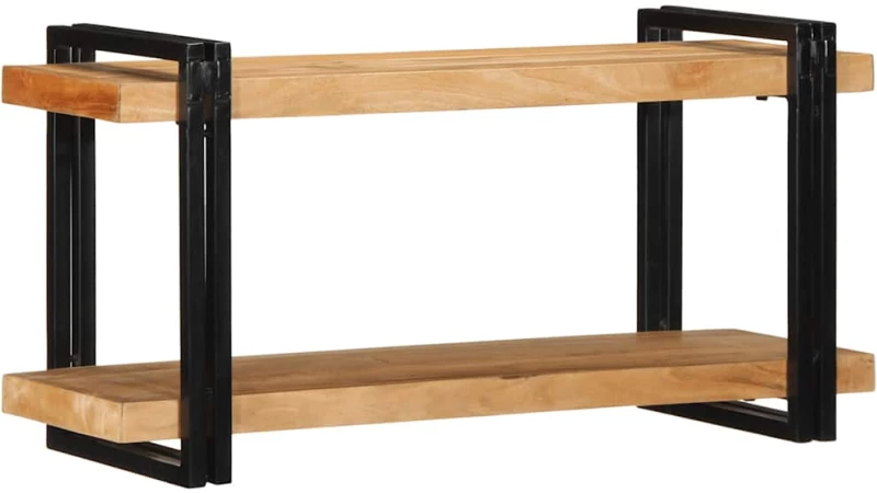 vidaXL Ράφι τοίχου 90x33x45 cm μασίφ ξύλο ακακίας