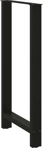 vidaXL Πόδια τραπεζιού μπαρ Λευκό 2 τεμ. 60x(110-111) εκ. Ατσάλι