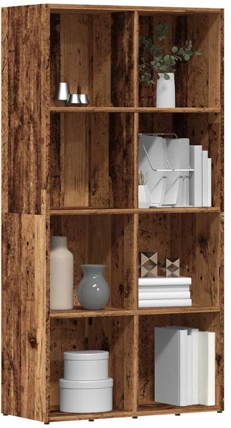 ντουλάπι βιβλίων vidaXL Παλιό ξύλο 66x30x130 cm Κατασκευασμένο ξύλο