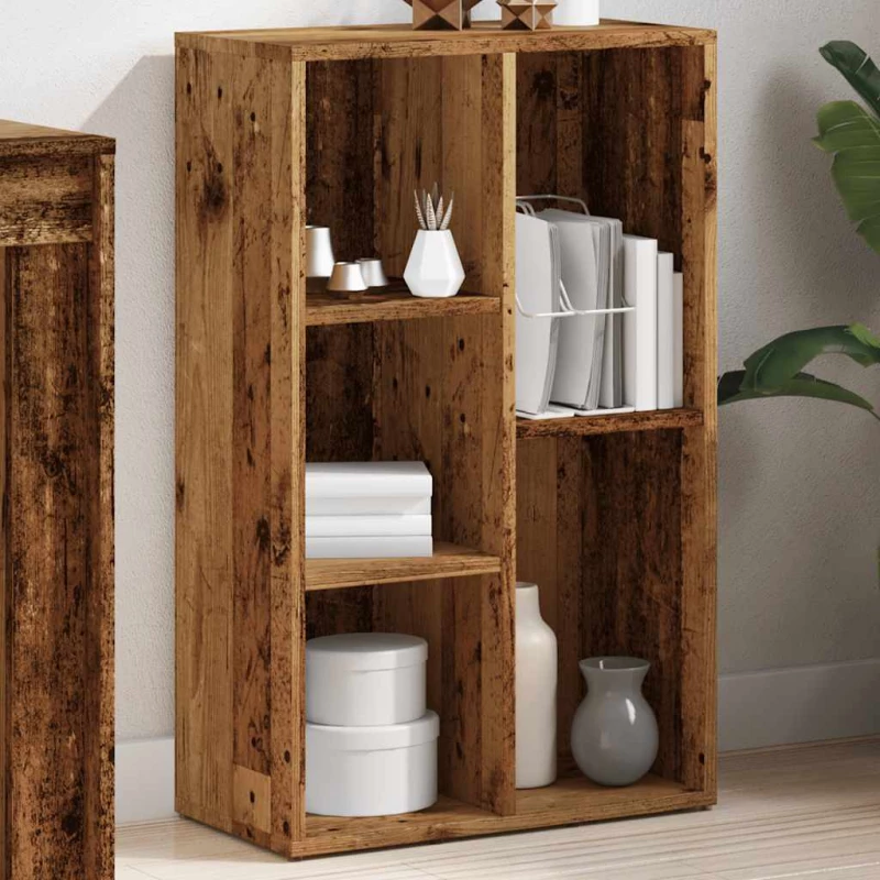 ντουλάπι βιβλίων vidaXL Παλιό ξύλο 66x30x130 cm Κατασκευασμένο ξύλο