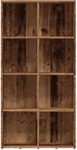 ντουλάπι βιβλίων vidaXL Παλιό ξύλο 66x30x130 cm Κατασκευασμένο ξύλο