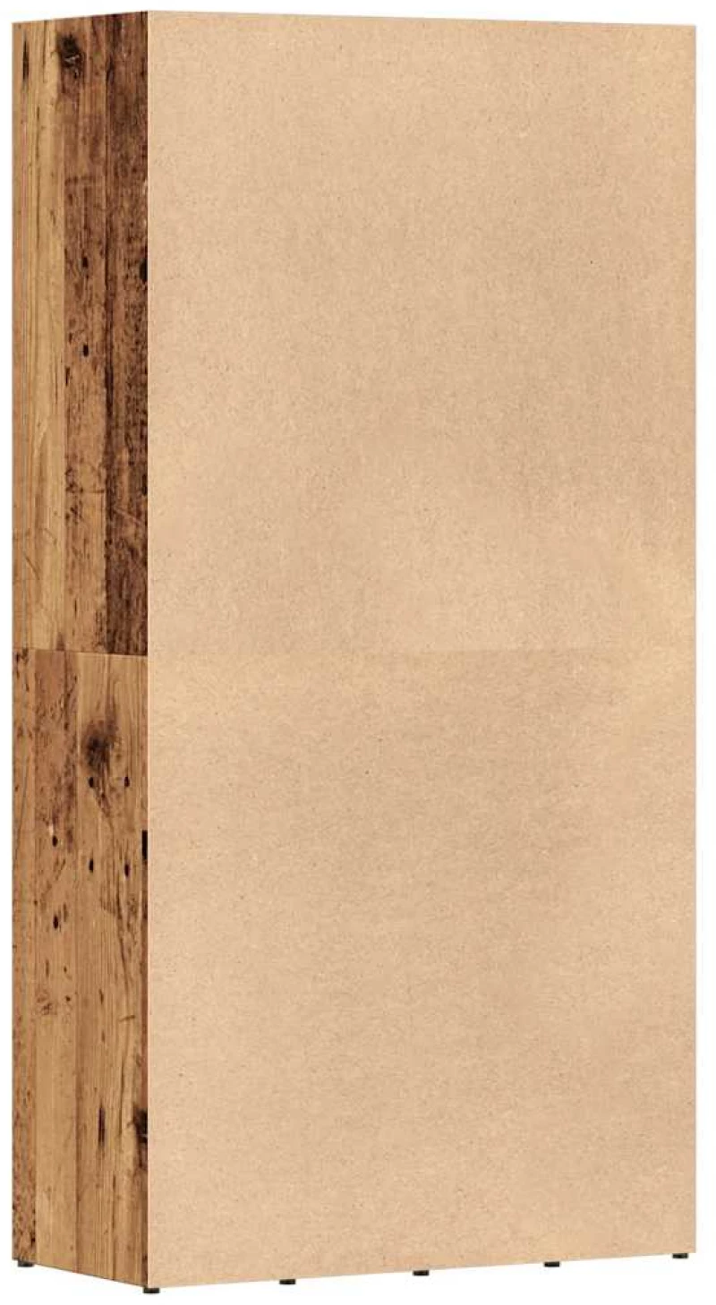 ντουλάπι βιβλίων vidaXL Παλιό ξύλο 66x30x130 cm Κατασκευασμένο ξύλο