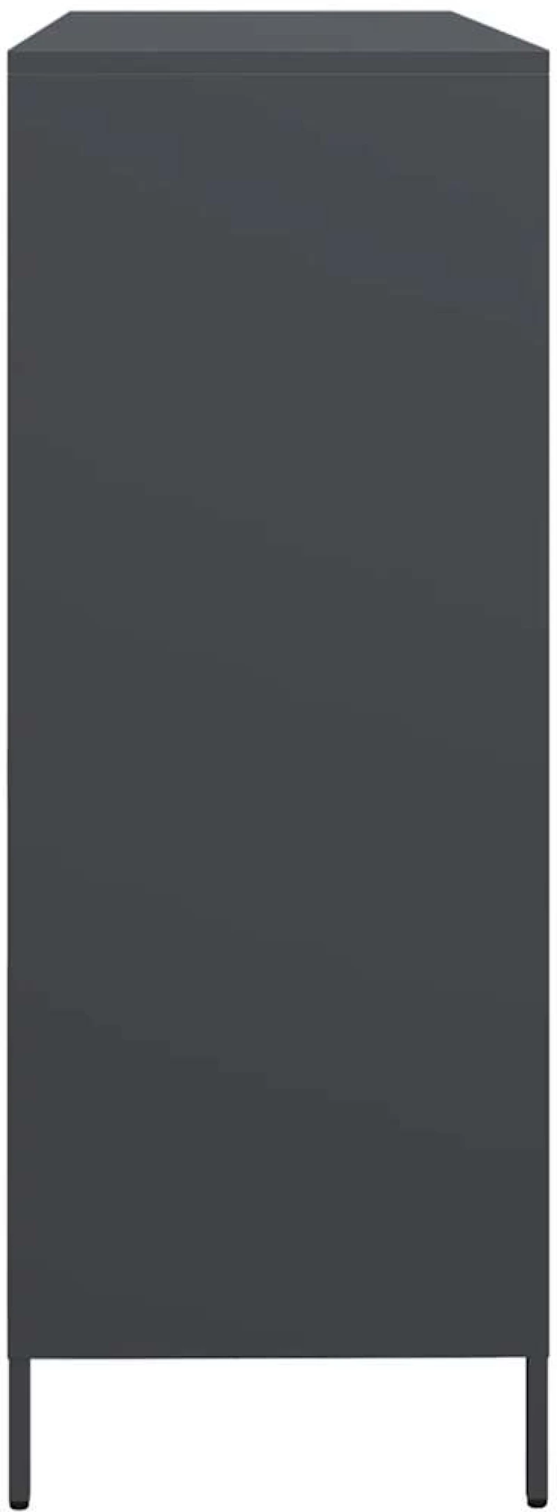 vidaXL Ντουλάπι Ανθρακί 135x39x103,5 εκ. από Χάλυβα Ψυχρής Έλασης