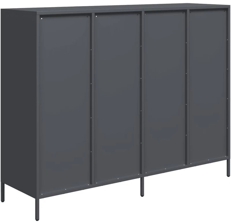 vidaXL Ντουλάπι Ανθρακί 135x39x103,5 εκ. από Χάλυβα Ψυχρής Έλασης