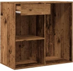 vidaXL Ντουλάπι καλλυντικών Παλιό ξύλο 80x40x75 cm Κατασκευασμένο ξύλο