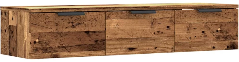 ντουλάπι τοίχου vidaXL Παλιό ξύλο 102x30x20 cm Κατασκευασμένο ξύλο