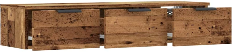ντουλάπι τοίχου vidaXL Παλιό ξύλο 102x30x20 cm Κατασκευασμένο ξύλο
