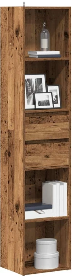 ντουλάπι βιβλίων vidaXL Παλιό ξύλο 36x30x171 cm Κατασκευασμένο ξύλο