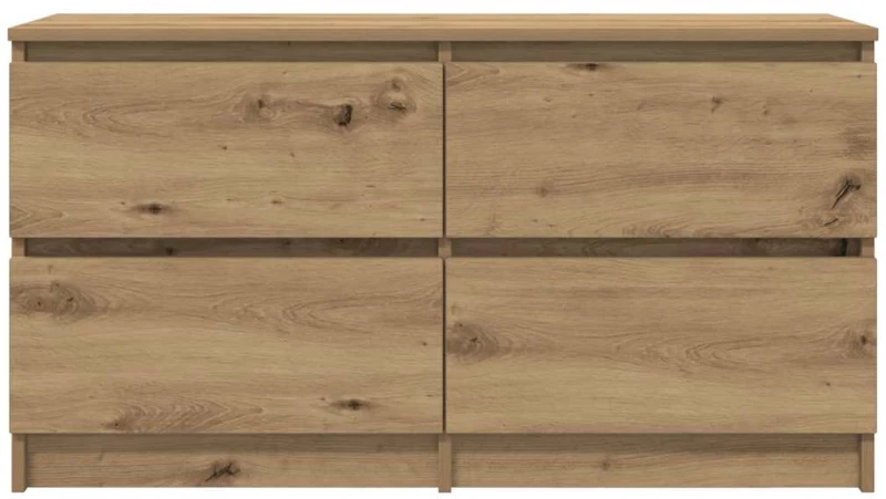 vidaXL Έπιπλο Τηλεόρασης Artisian Δρυς 100x35x54 εκ Επεξεργασμένο Ξύλο