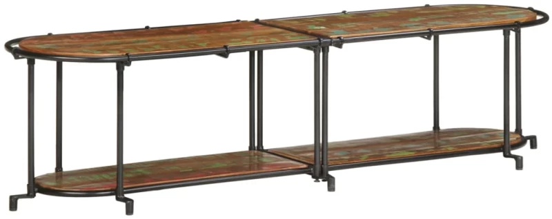 ντουλάπι τηλεόρασης vidaXL 160x42x40 cm από μασίφ ξύλο αναγεννημένο