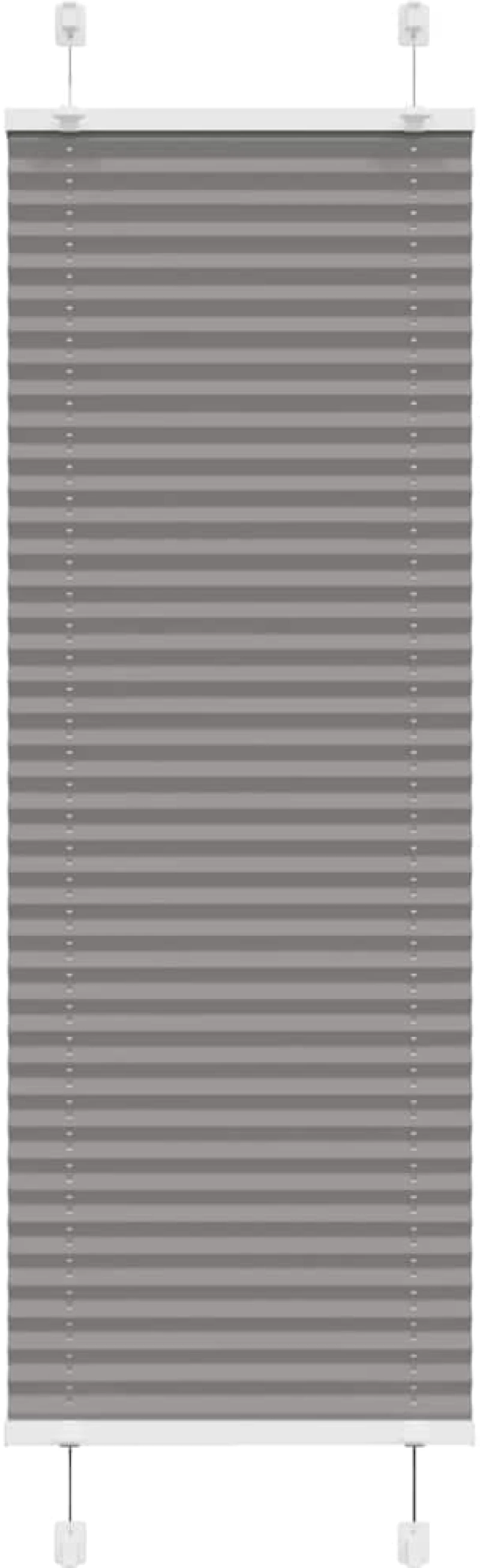 vidaXL Πλισέ περσίδα Ανθρακί 40x100 cm Πλάτος υφάσματος 39,4 cm
