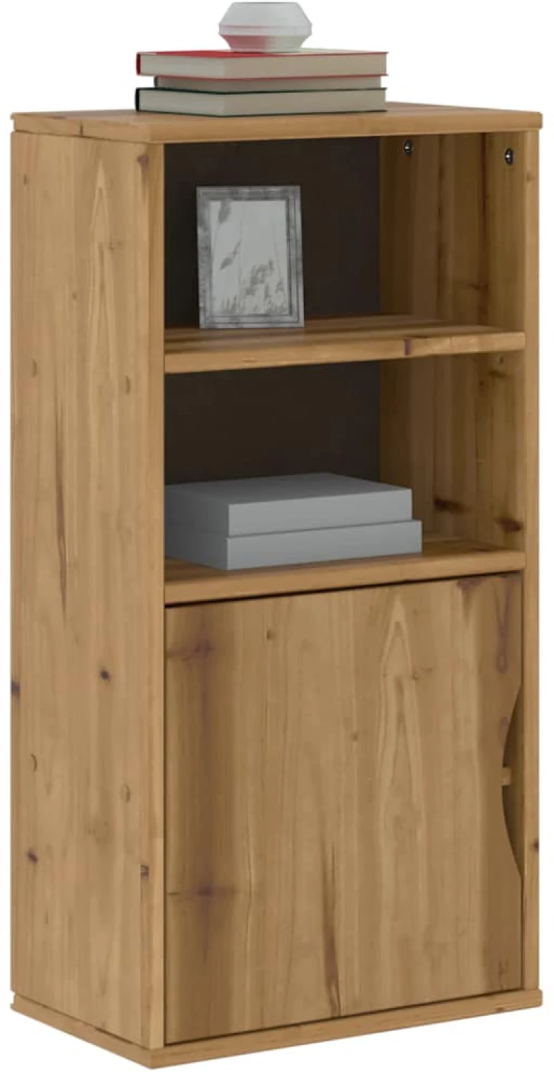 vidaXL Βοηθητικό Ντουλάπι ODDA 40x24x79 εκ. από Μασίφ Ξύλο Πεύκου