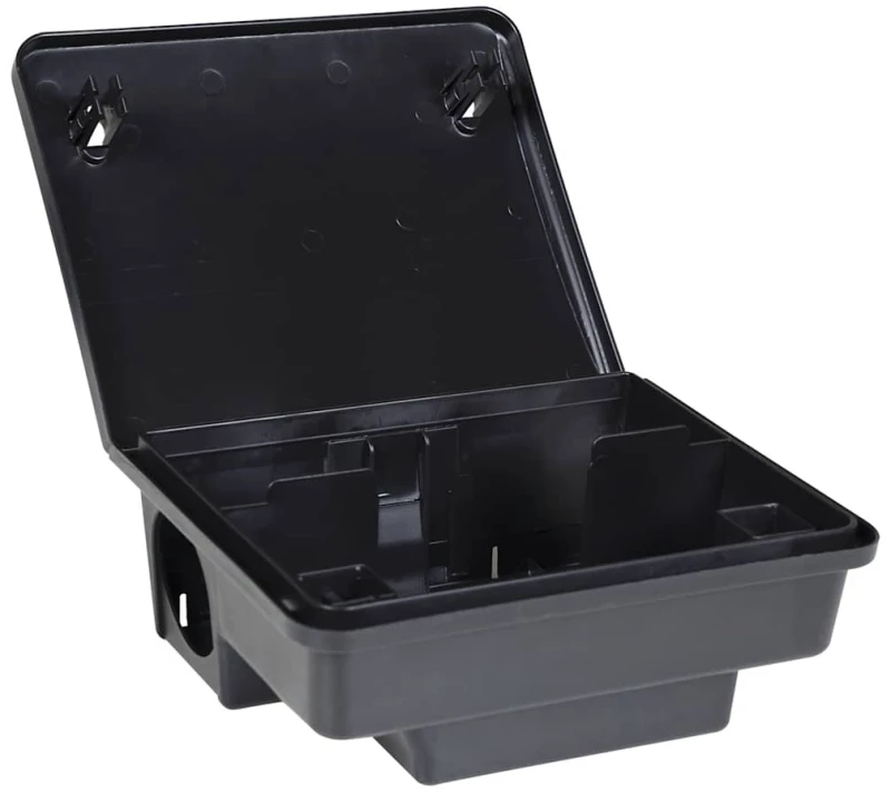 vidaXL Παγίδες ποντικιών 6 τεμάχια Μαύρο 23x19x9,5 εκ.