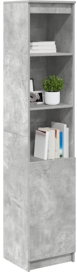 vidaXL Ντουλάπι Γκρι Σκυροδέματος 37,5x35x180 εκ. Επεξεργασμένο Ξύλο