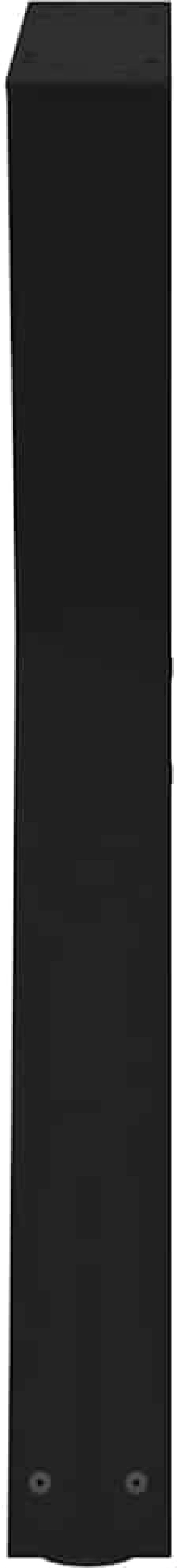 vidaXL Πόδια τραπεζαρίας 2 τεμάχια Μαύρο 60x(72-73,3) cm Ατσάλι