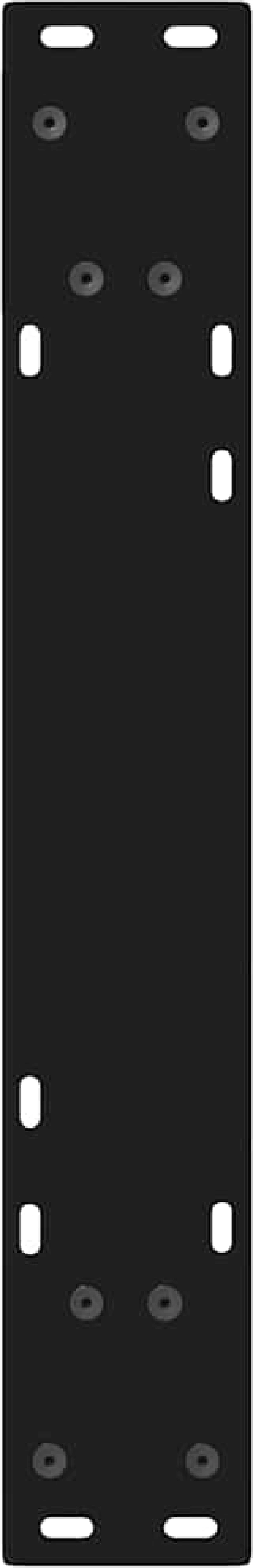 vidaXL Πόδια τραπεζαρίας 2 τεμάχια Μαύρο 60x(72-73,3) cm Ατσάλι