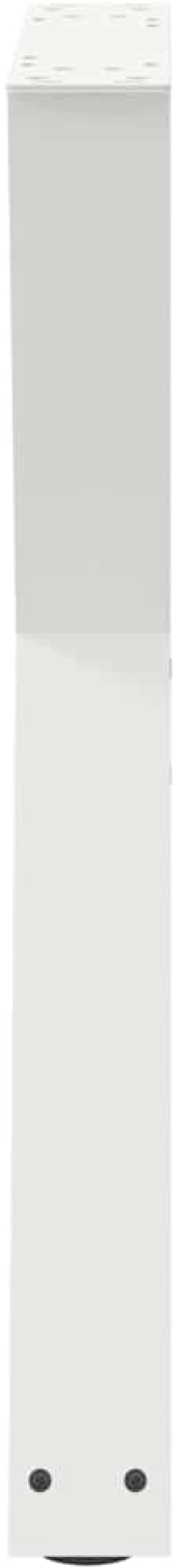 vidaXL Πόδια τραπεζαρίας 2 τεμάχια Λευκό 50x(72-73,3) cm Ατσάλι