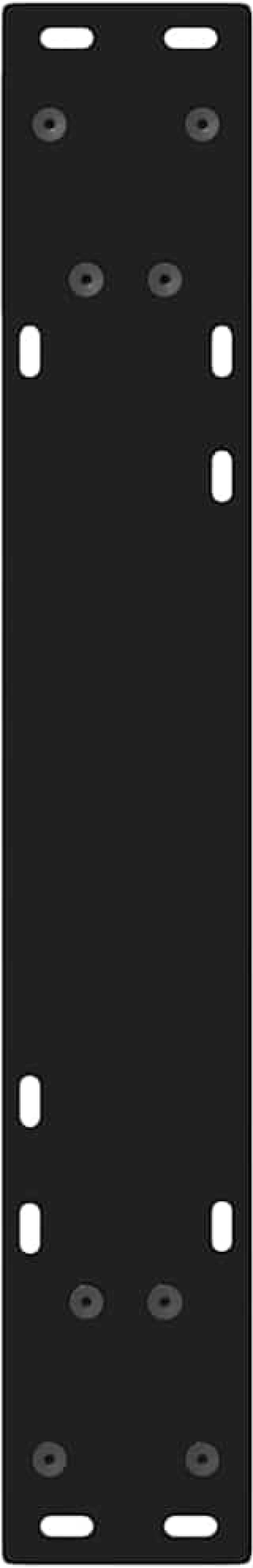 vidaXL Πόδια τραπεζαρίας 2 τεμάχια Μαύρο 50x(72-73,3) cm Ατσάλι
