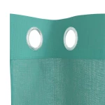 vidaXL Voile κουρτίνες με ροδέλες 2 τεμάχια Τιρκουάζ