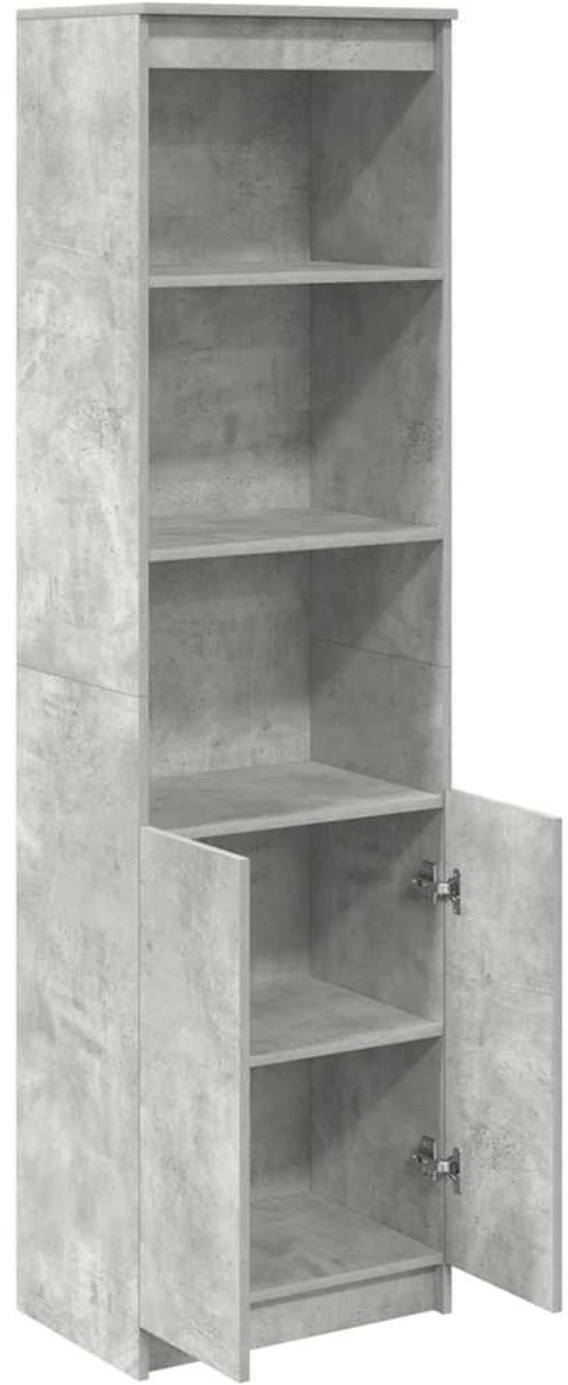 vidaXL Ντουλάπι Γκρι Σκυροδέματος 50x35x180 εκ. από Επεξεργασμένο Ξύλο