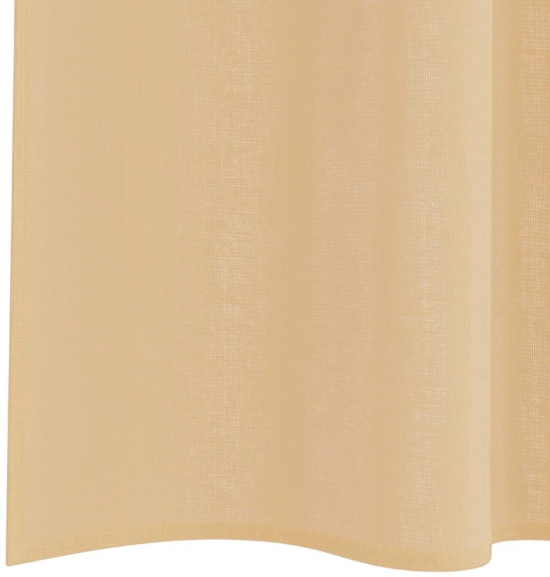 vidaXL Κουρτίνες Voile με βρόχους 2 τεμάχια Άμμος 140x260 cm