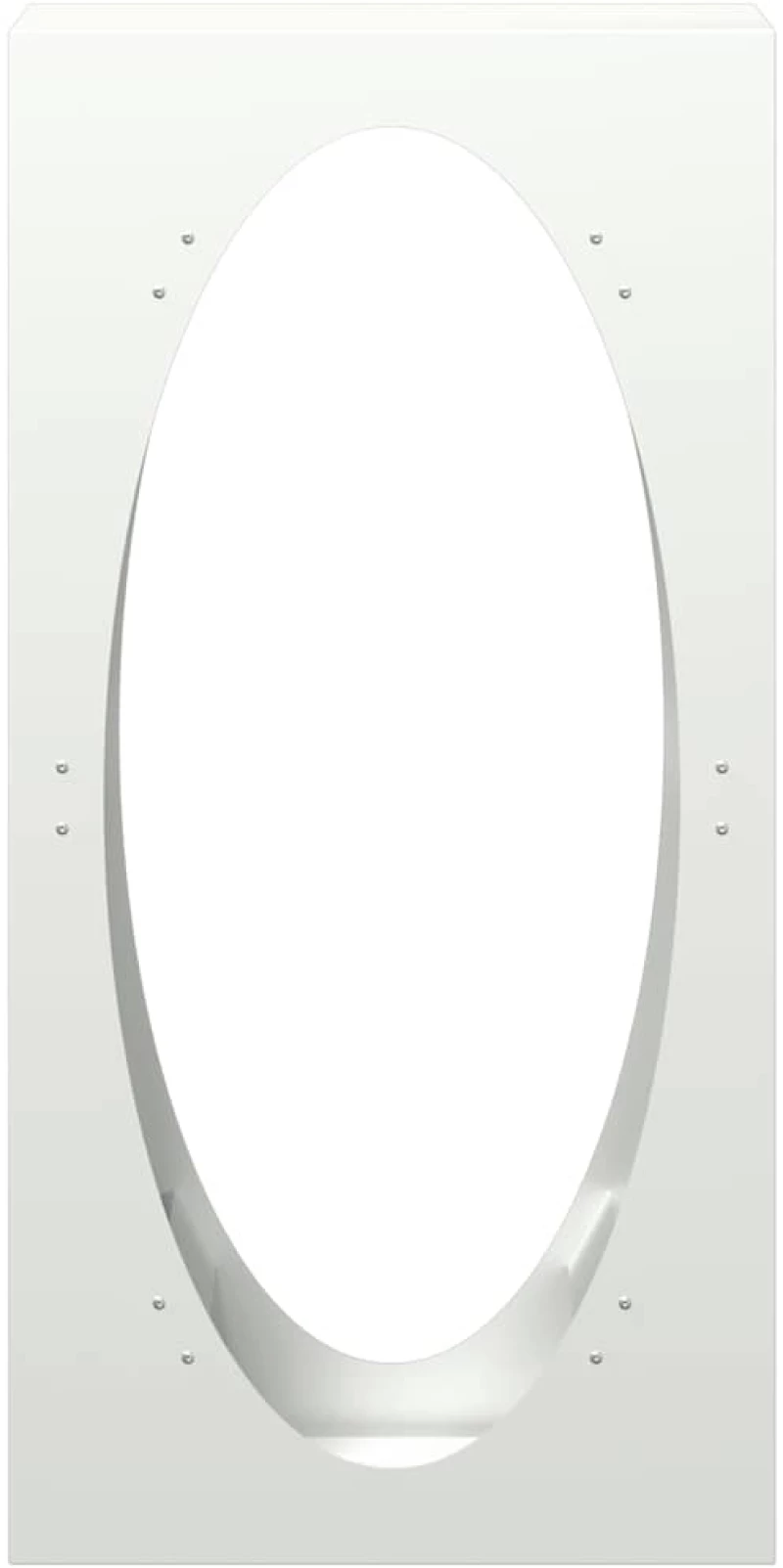 vidaXL Ράφι Καυσόξυλων Λευκό 50x23x100 εκ. Χάλυβας ψυχρής έλασης