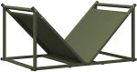 vidaXL Ράφι Καυσόξυλων 70x43x34,5 εκ. Χάλυβας ψυχρής έλασης