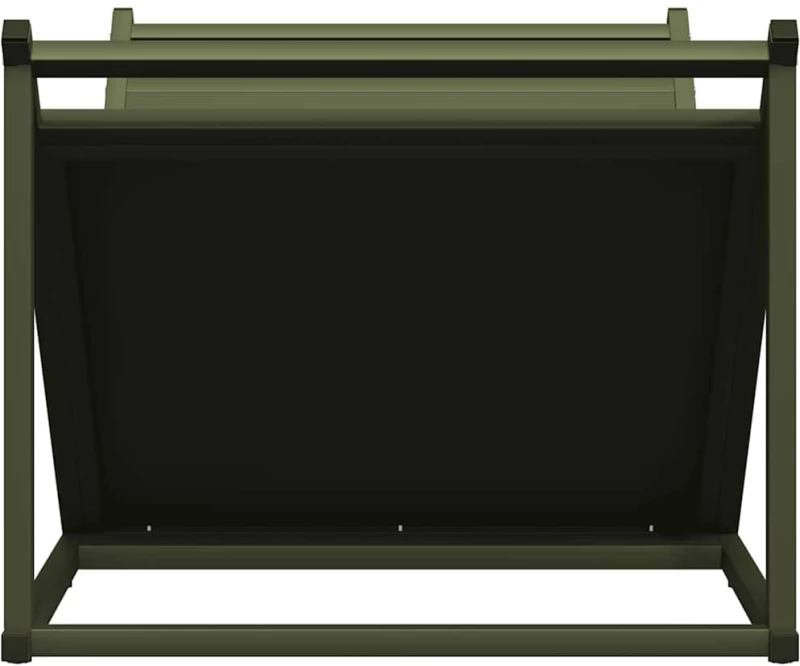 vidaXL Ράφι Καυσόξυλων 70x43x34,5 εκ. Χάλυβας ψυχρής έλασης