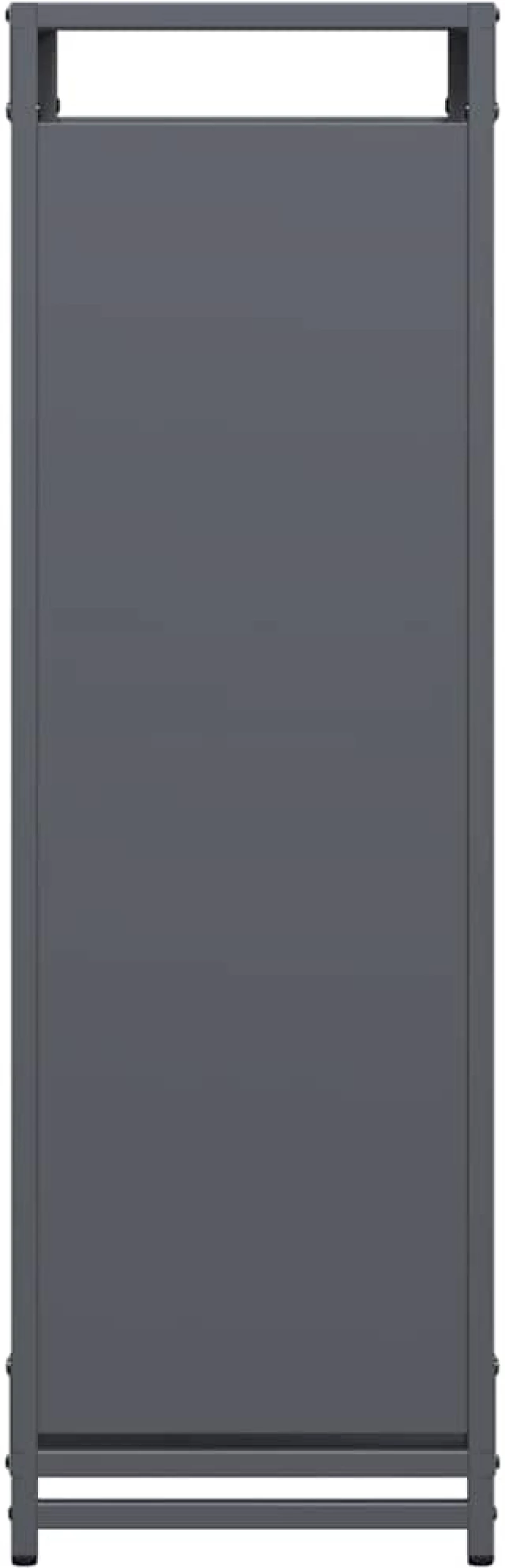 vidaXL Ράφι για καυσόξυλα Ανθρακί 90x28x90 cm Ατσάλι ψυχρής έλασης