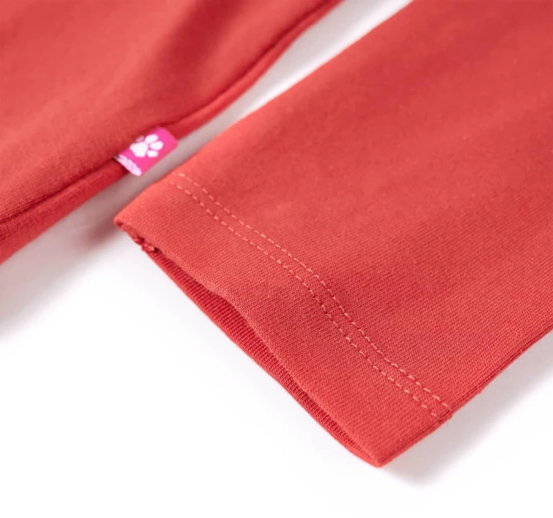 Μπλουζάκι Παιδικό Μακρυμάνικο Χρώμα Burnt Red 128
