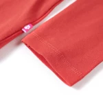 Μπλουζάκι Παιδικό Μακρυμάνικο Χρώμα Burnt Red 128