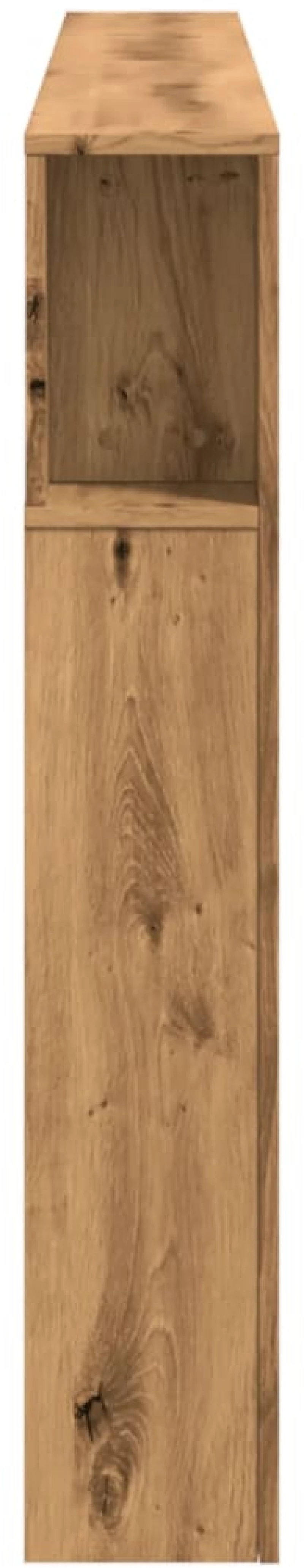 vidaXL LED κεφαλάρι Artisan Oak 200x18,5x103,5 cm Κατασκευασμένο ξύλο