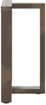 vidaXL Πόδια τραπεζαρίας σε σχήμα T 2 τεμ. 60x35x(72-73)εκ. Ατσάλι