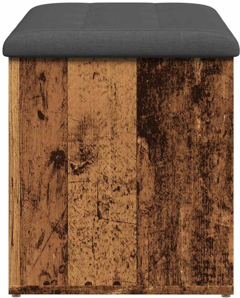 Πάγκος αποθήκευσης vidaXL Παλαιό ξύλο 82x42x45 cm Κατασκευασμένο ξύλο