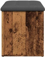 Πάγκος αποθήκευσης vidaXL Παλαιό ξύλο 82x42x45 cm Κατασκευασμένο ξύλο