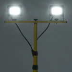 vidaXL Προβολέας LED με Τρίποδο Ψυχρό Λευκό 2 x 20 W