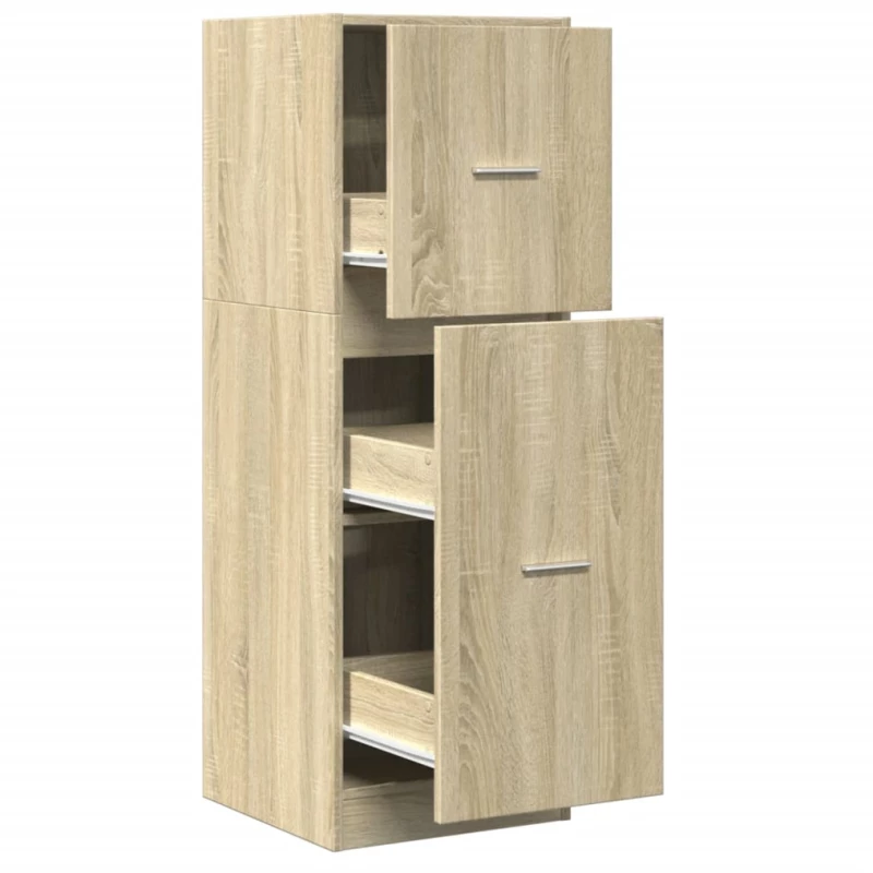 vidaXL Συρταριέρα Γενικής Χρήσης Sonoma Δρυς 40x41x118 εκ Επεξ. Ξύλο