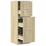 vidaXL Συρταριέρα Γενικής Χρήσης Sonoma Δρυς 40x41x118 εκ Επεξ. Ξύλο