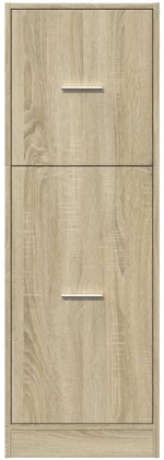 vidaXL Συρταριέρα Γενικής Χρήσης Sonoma Δρυς 40x41x118 εκ Επεξ. Ξύλο