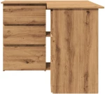 vidaXL Γωνιακό γραφείο Artisan Oak 145x100x76 cm Κατασκευασμένο ξύλο