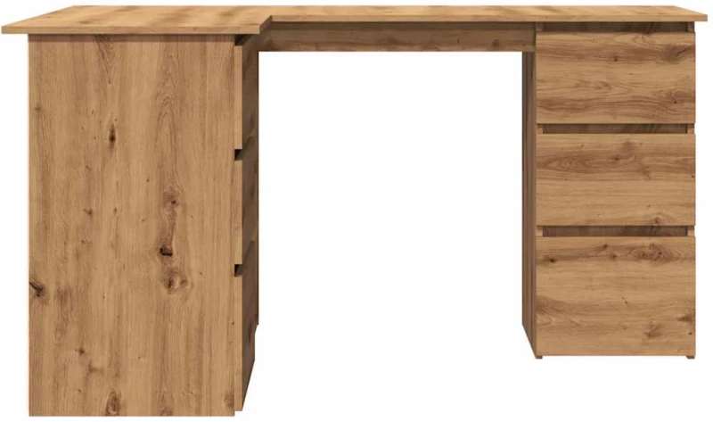 vidaXL Γωνιακό γραφείο Artisan Oak 145x100x76 cm Κατασκευασμένο ξύλο
